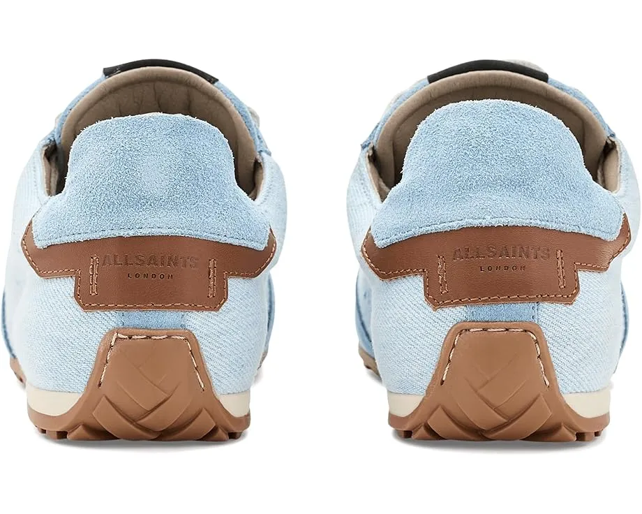 Кроссовки AllSaints Liam Low Top с эффектом денима