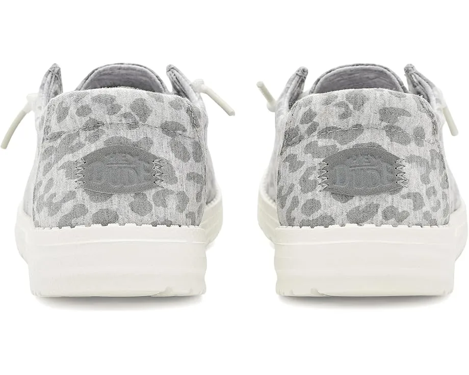Hey Dude Wendy Stretch Jersey Leopard кеды с принтом