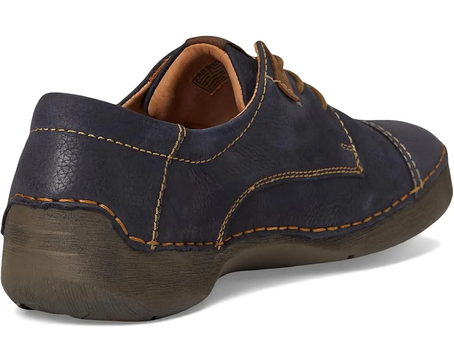 Туфли Josef Seibel Fergey 68 из нубука с застежкой на липучке