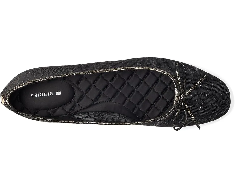 Балетки Birdies The Songbird из сетки с блестками и бантом