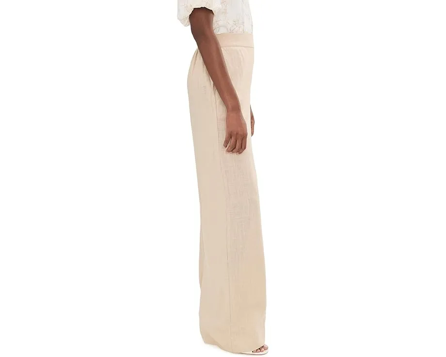 Широкие брюки Vince Camuto с карманами на высокой посадке и эластичным поясом