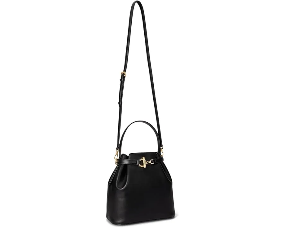 Сумка-ведро Lauren Ralph Lauren из натуральной кожи Blaike среднего размера