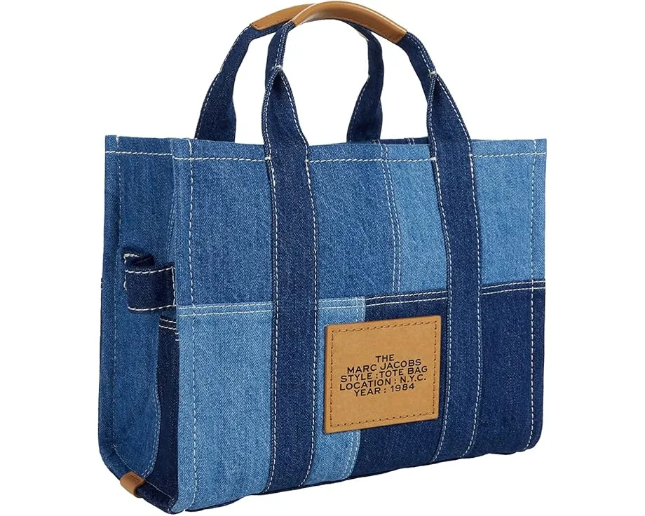 Сумка тоут Marc Jacobs The Denim Medium из хлопка с длинным ремнем