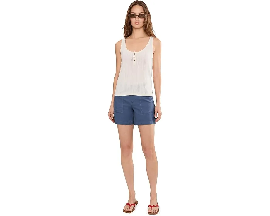 Майка Foothill Pointelle Henley Tank из органического хлопка и переработанного полиэстера Toad&Co