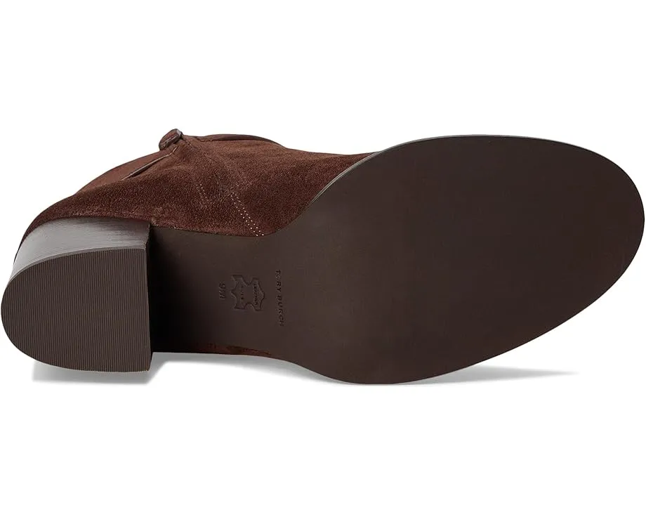 Ботинки Tory Burch Turnlock на каблуке 80 мм с миндалевидным носком