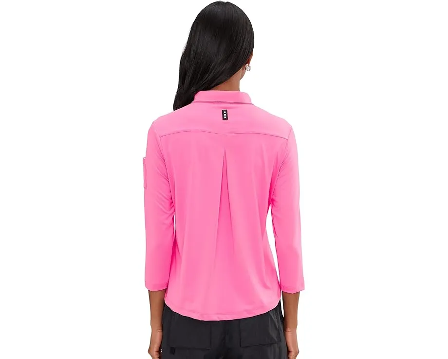 Рубашка Jamie Sadock на молнии с острым воротником и контурными швами