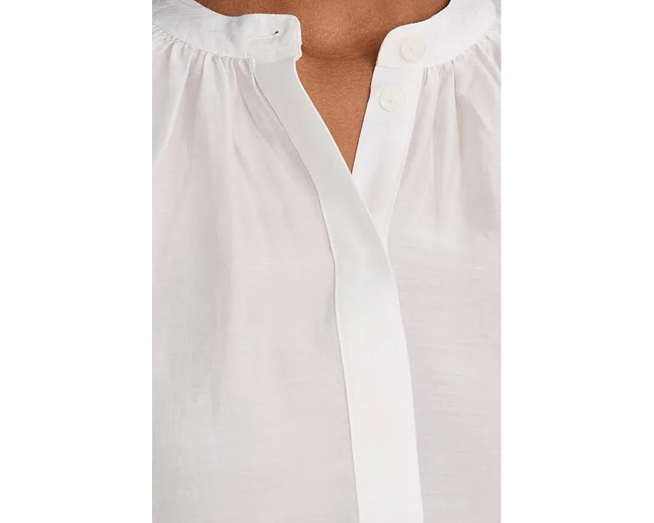 Топ Madewell Germaine с V-образным вырезом и рубашечным кроем