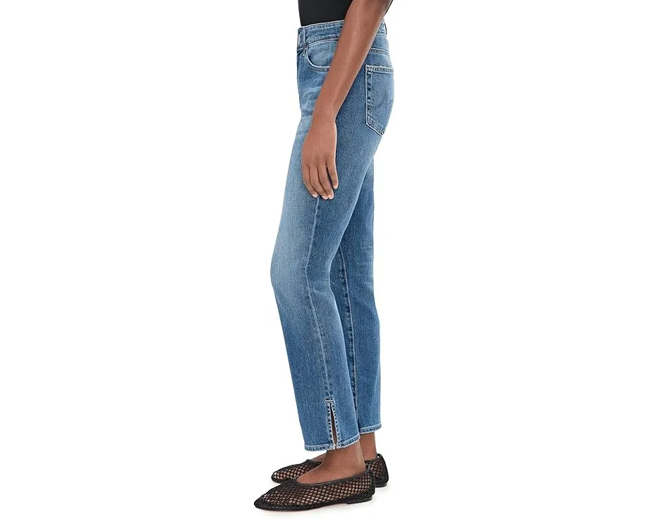 Джинсы Mari Mid-Rise Slim Straight Crop с прямой посадкой и укороченными штанинами в цвете 15 Years Prague