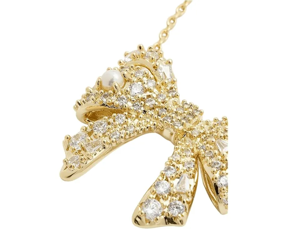 Kendra Scott кулон Krista в виде банта с жемчугом и кристаллами