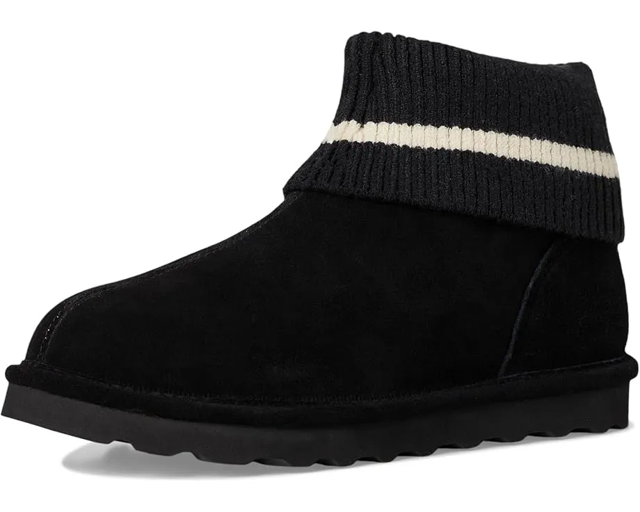 Зимние угги Bearpaw September из замши с отворотом и шерстяной подкладкой