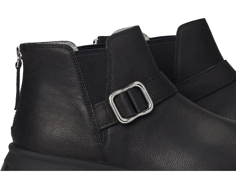 Зимние кожаные ботильоны Alegria Jerica на низком квадратном каблуке с молнией сзади