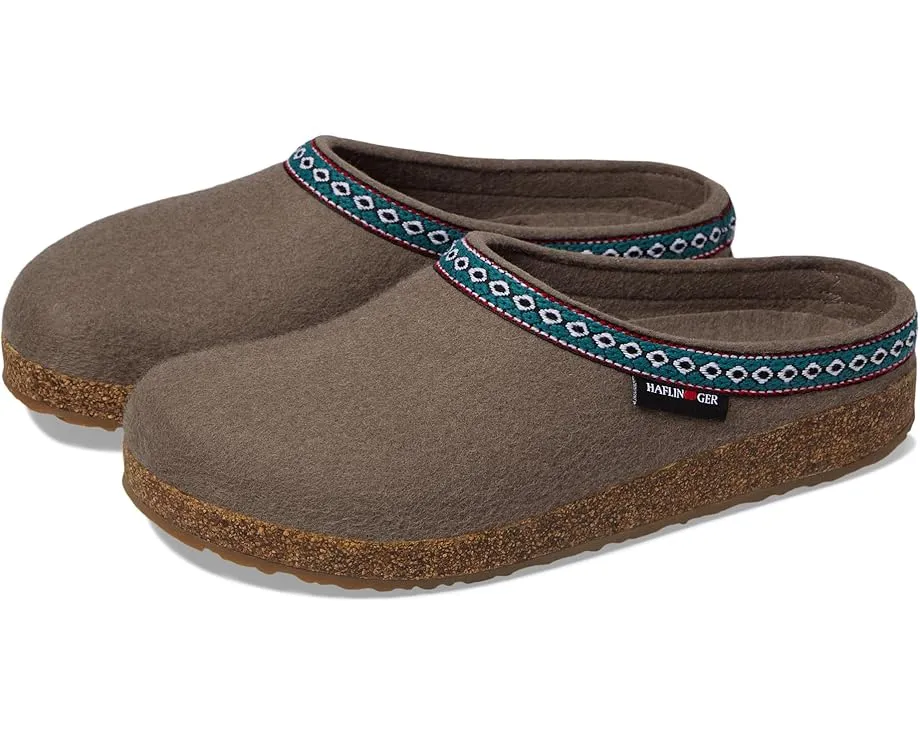 Haflinger GZ домашняя обувь с текстильным верхом и круглым носком