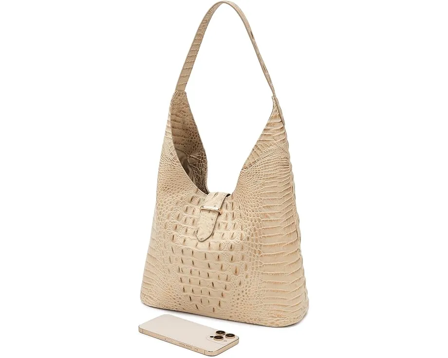 Сумка на плечо Gwynne от Brahmin из легкой кожи с магнитным замком