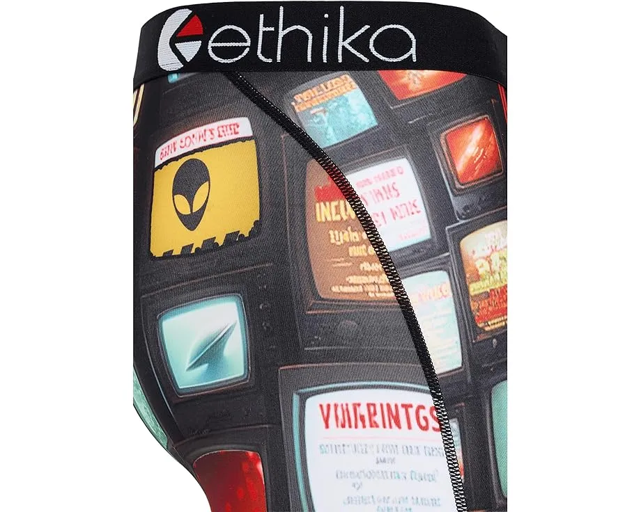 Трусы мужские ethika Fair Warning с принтом по всей поверхности