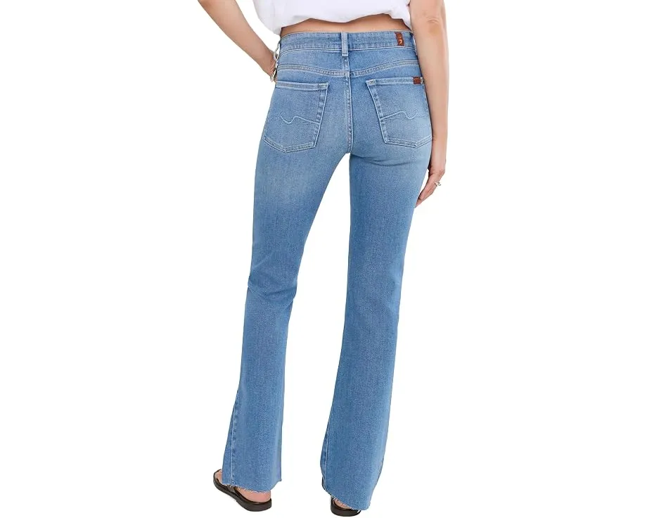 Джинсы 7 For All Mankind The Leggy Bootcut с зауженным силуэтом и расклешенным низом