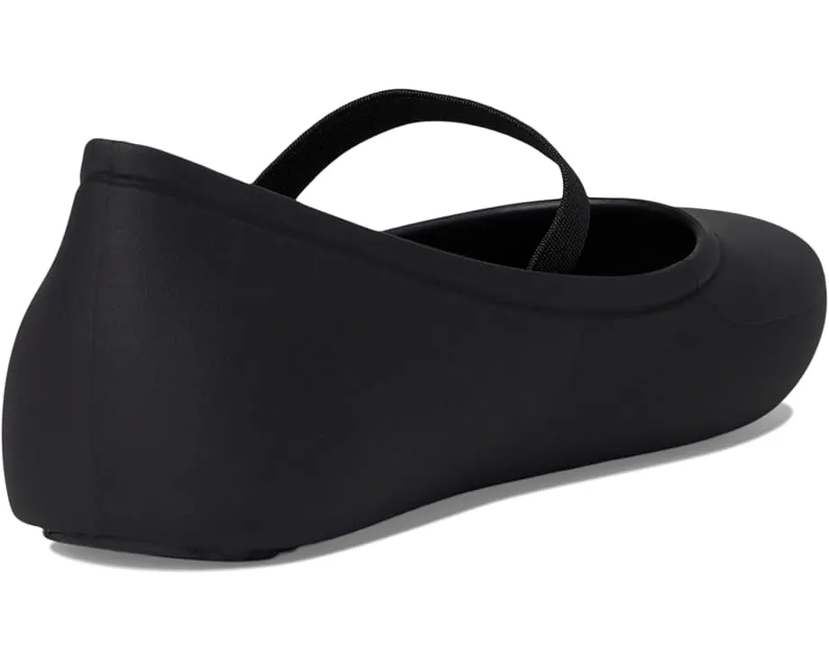 Детские балетки Crocs Brooklyn на платформе с регулируемым ремешком