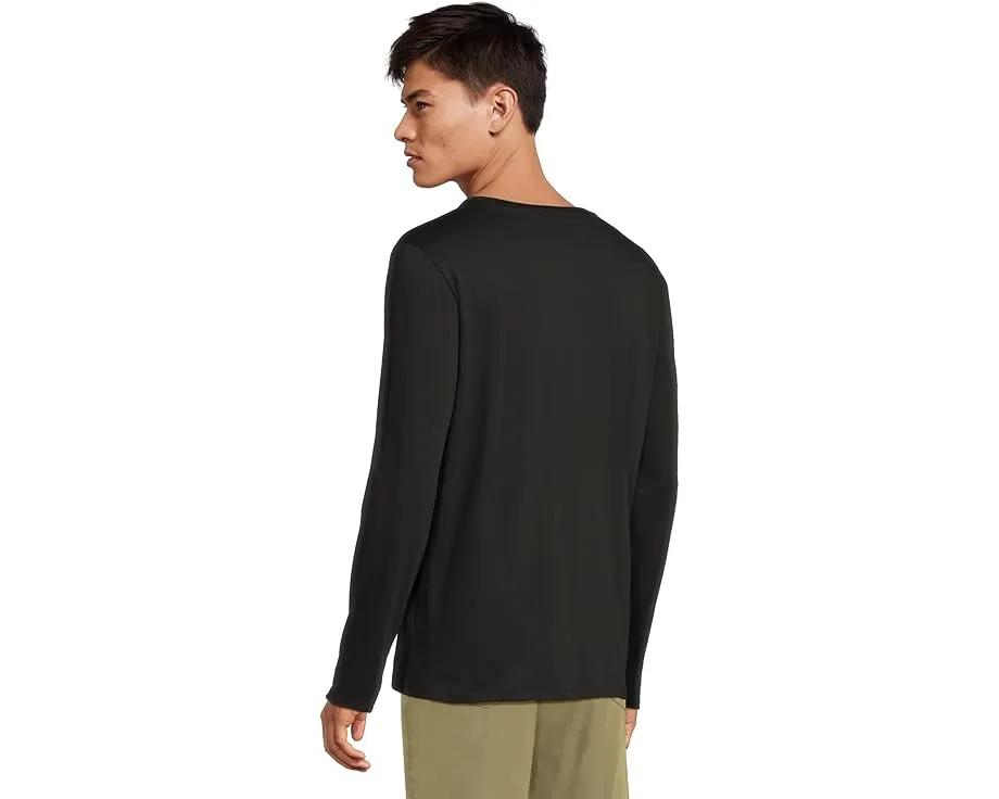 Футболка Long Sleeve Pima Jersey V-Neck T-Shirt от Lacoste с длинным рукавом