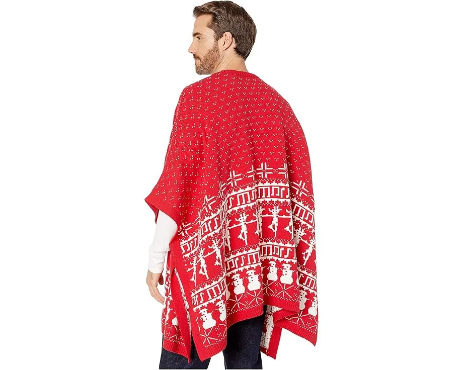 Пончо Whoopi с узором фейрил из хлопка и акрила