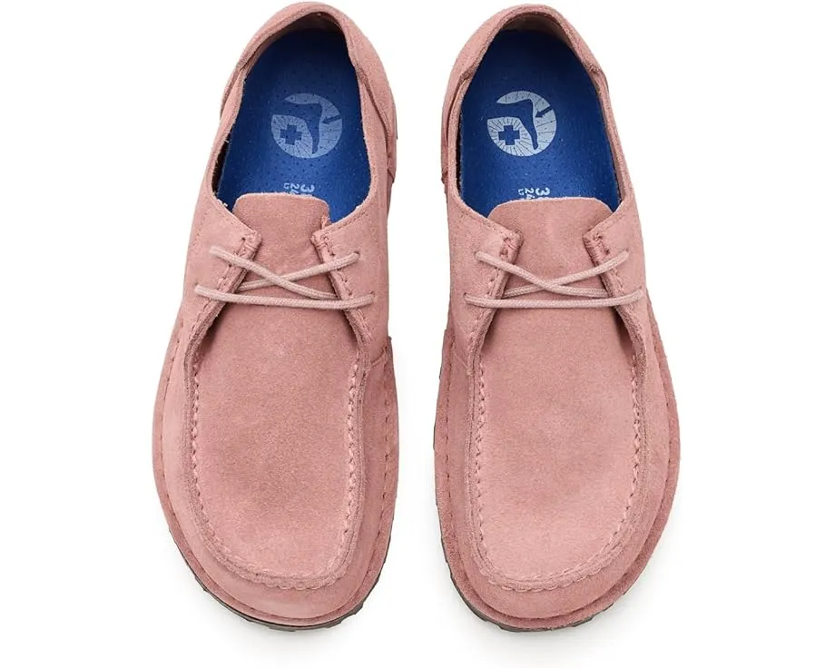 Мокасины Utti Lace Up из замши со стелькой Deep Blue от Birkenstock