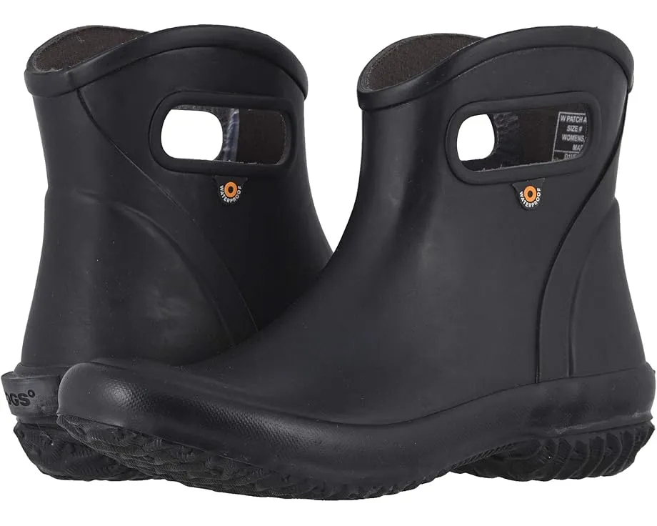 Резиновые полусапожки Bogs Patch Ankle Boots Solid с бесшовной конструкцией