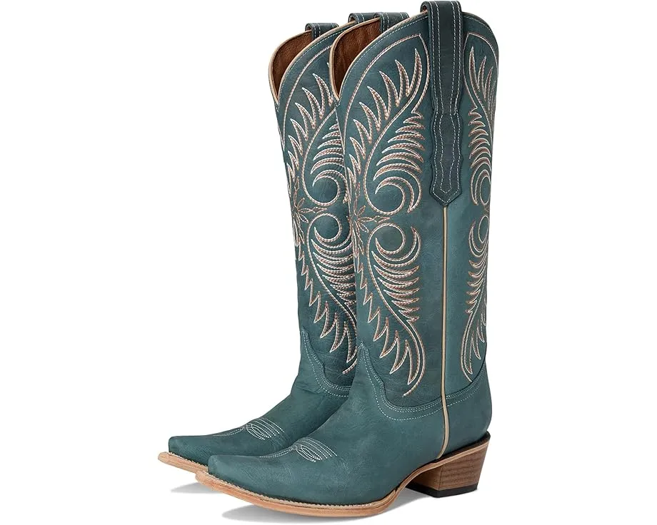 Corral Ковбойские сапоги L6120 с эффектом состаренной вышивкой и кубинским каблуком