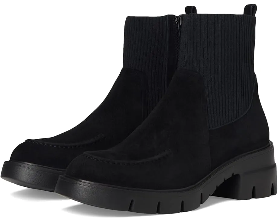 Ботинки Vaneli Nalda из замша с круглым носком и молнией