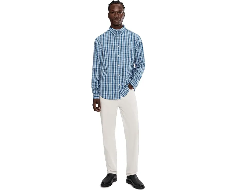 Vineyard Vines Рубашка Wavecrest Plaid из мягкой ткани с клеткой