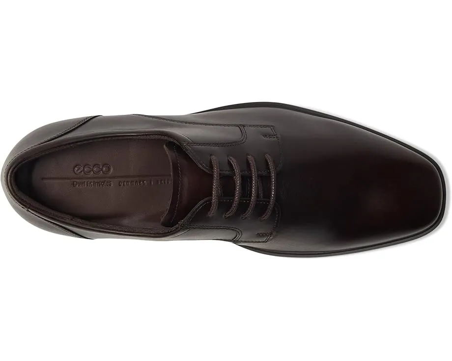 Оксфорды ECCO Milan Plain Toe с перфорацией и технологией ECFS