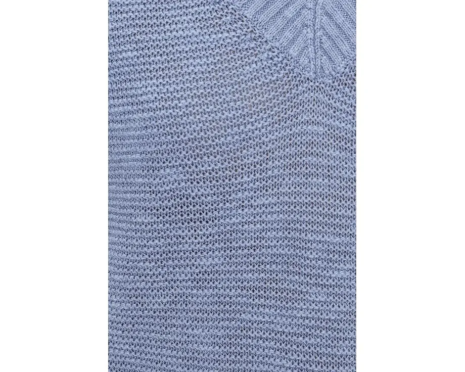 Свитер Eileen Fisher с V-образным вырезом из смеси органического льна и хлопка