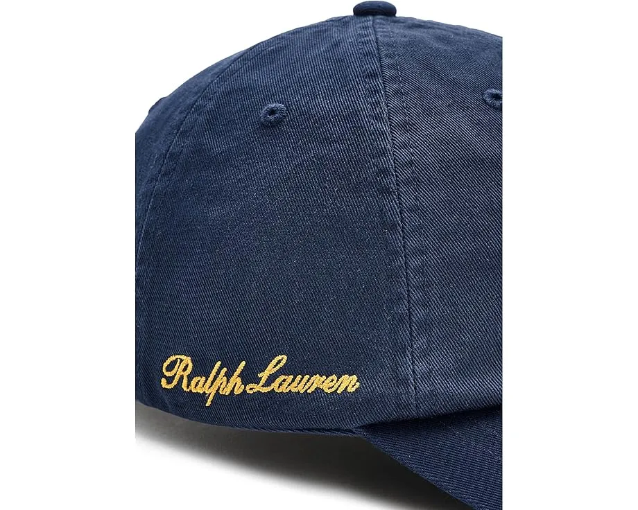Бейсболка Triple-Pony Twill Ball Cap от Polo Ralph Lauren с вышивкой