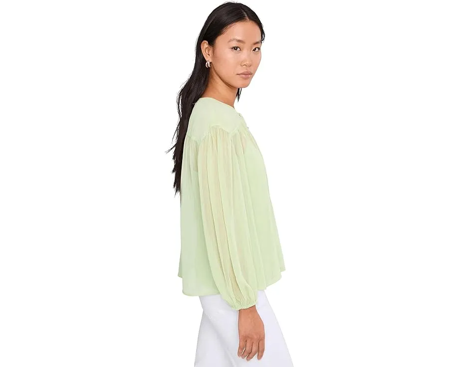 Блуза Vince Camuto с присборенной кокеткой и планкой