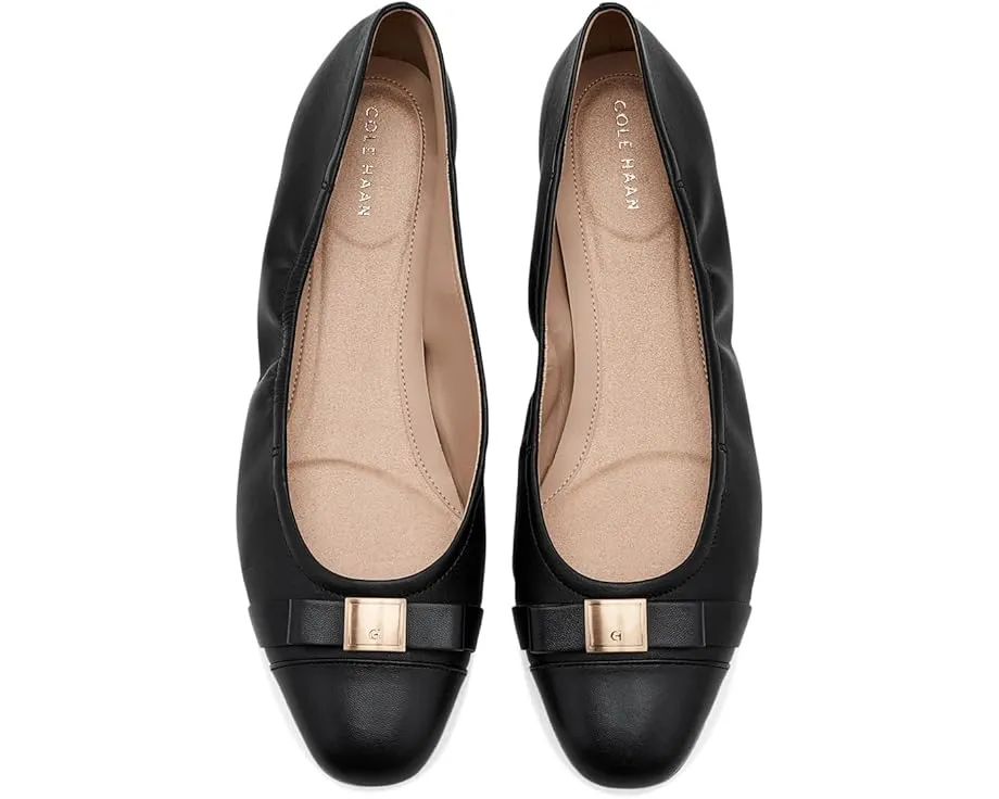 Балетки Cole Haan Go-To Tova Bow с бантом из кожи