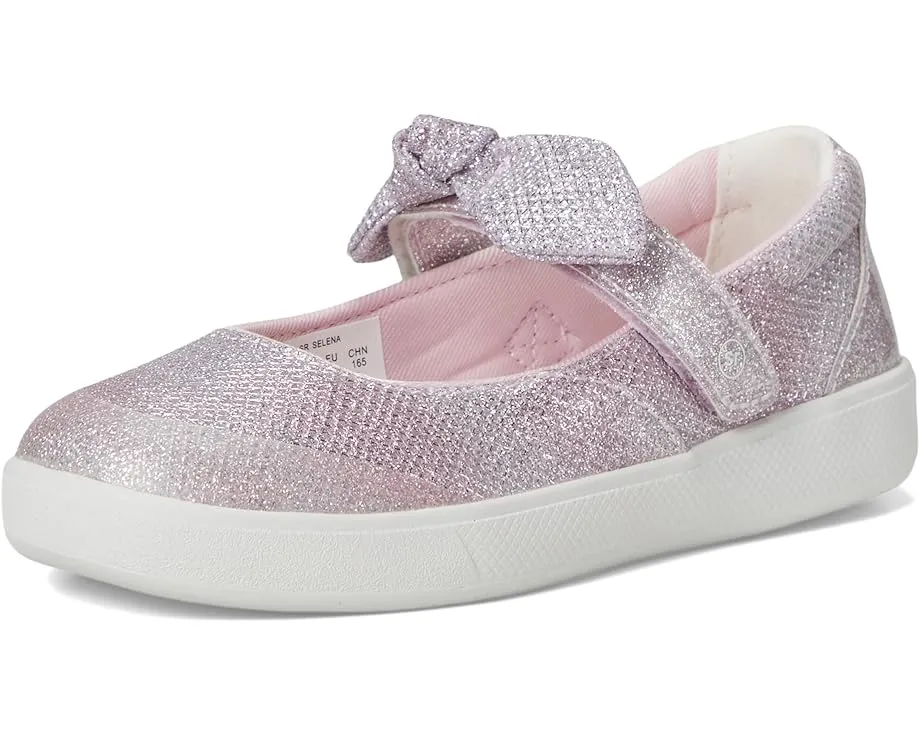 Туфли Stride Rite SR Selena для детей с блестящей кожей и застёжкой на липучке