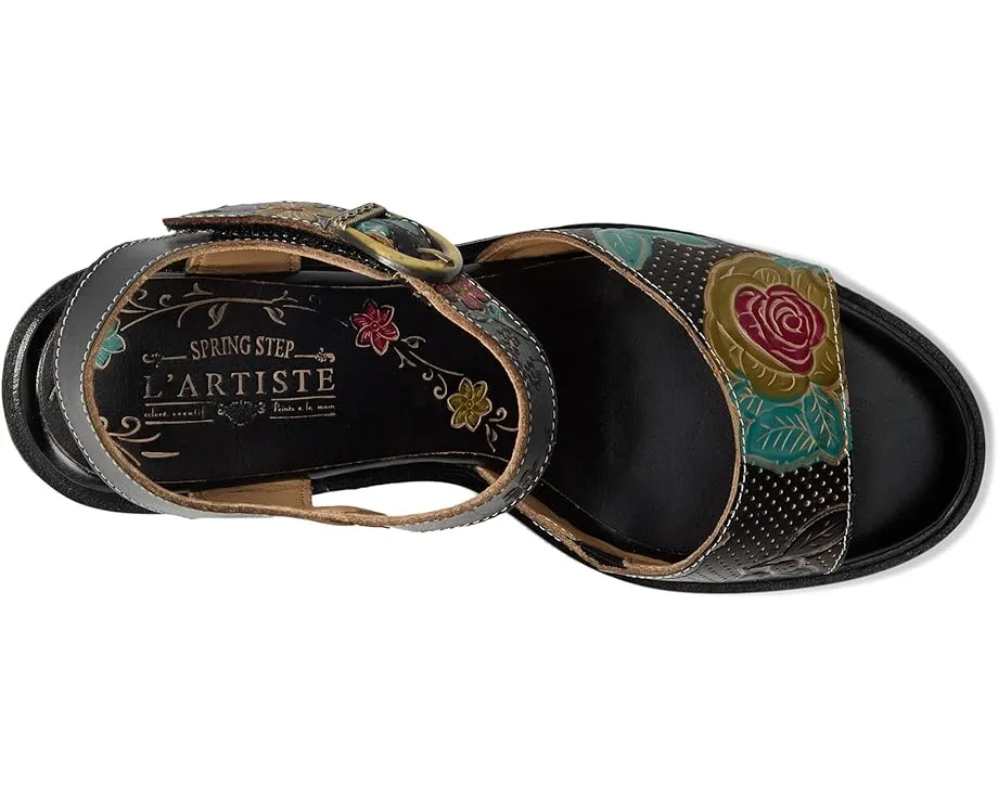 L'Artiste by Spring Step Сандалии Coolchic с ажурным клиновидным каблуком