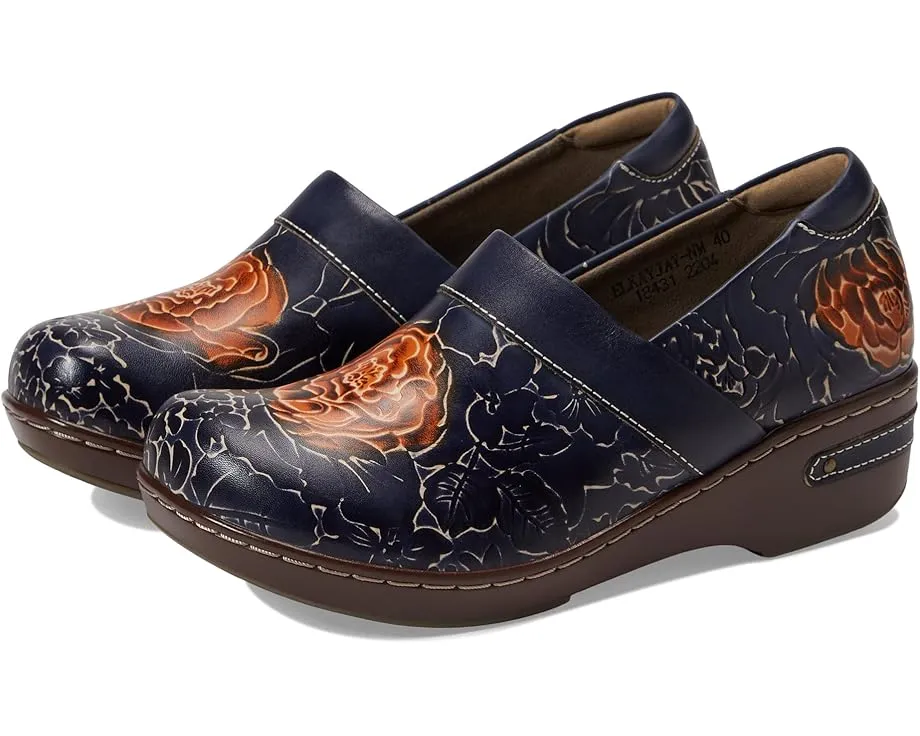 Clogs L'Artiste by Spring Step Elkayjay с ручной росписью и платформой