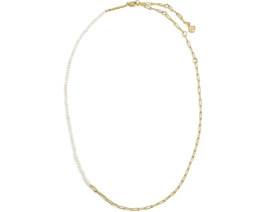Колье Kendra Scott Markie из цепочки и жемчуга