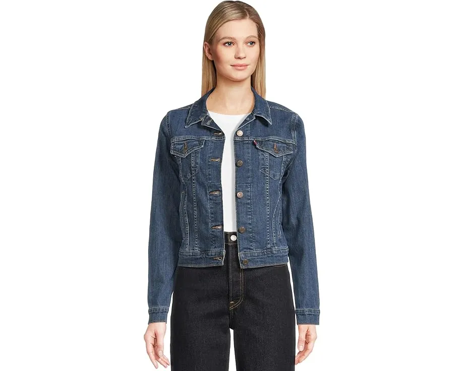 Джинсовая куртка Levi's Womens Original Trucker в стиле ковбой
