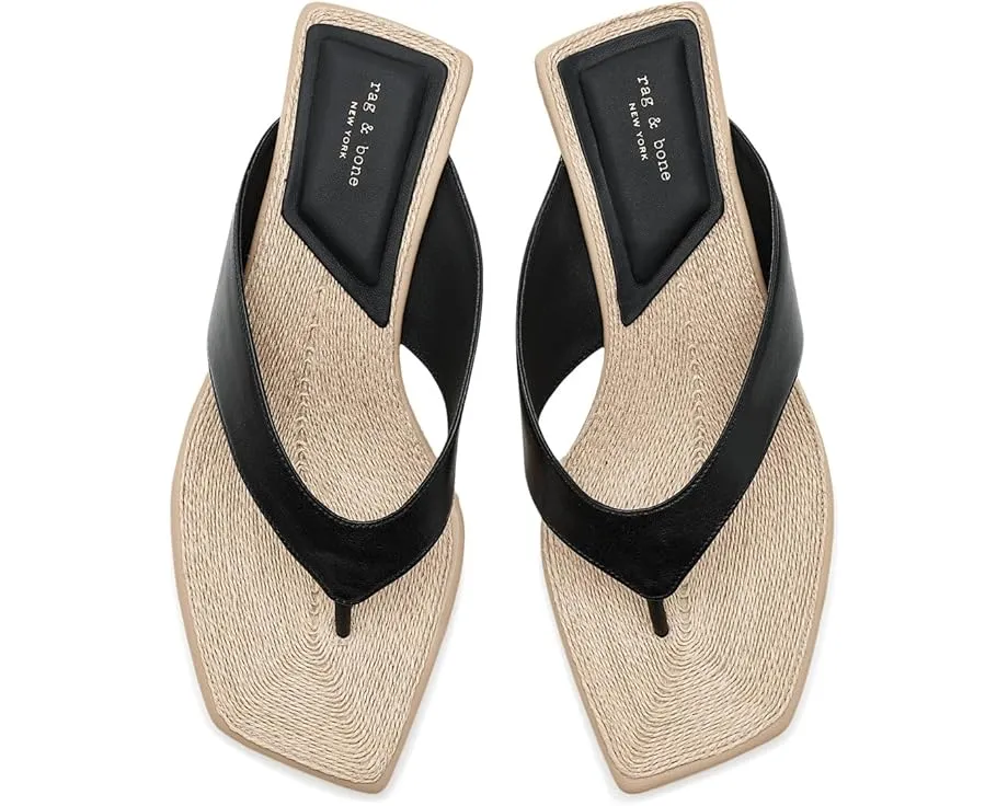 Сандалии rag & bone Jo Thong Wedges на танкетке