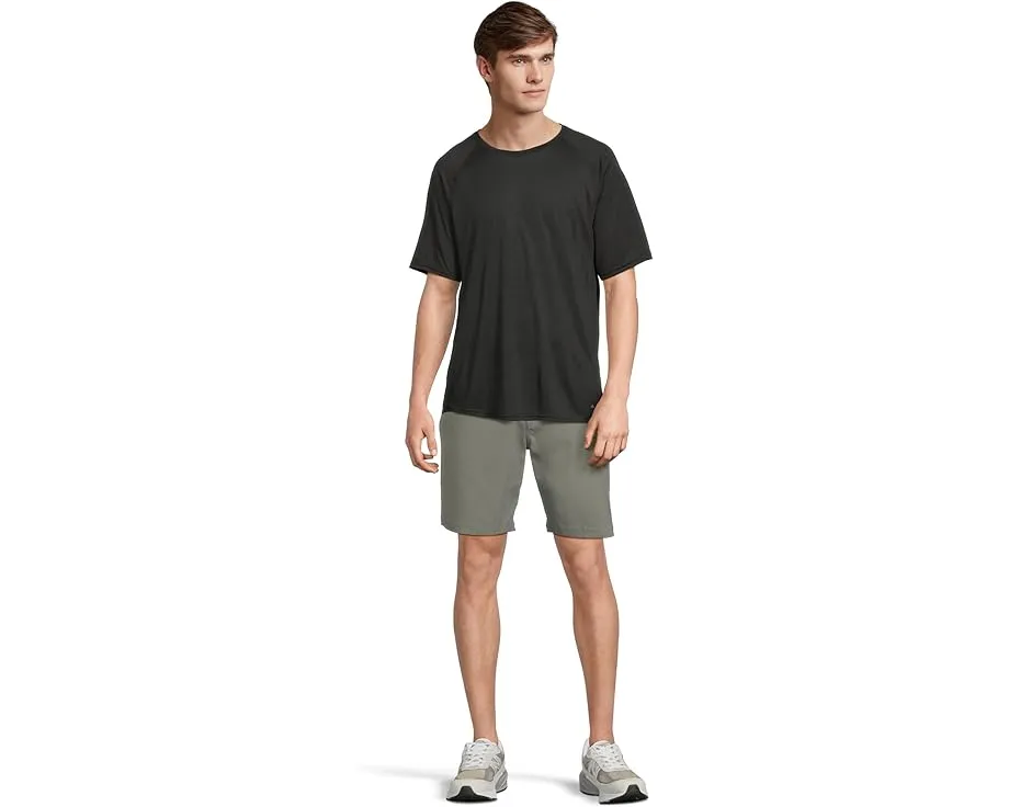 Футболка Prana Natural Flow Short Sleeve Crew с влагоотводящим эффектом