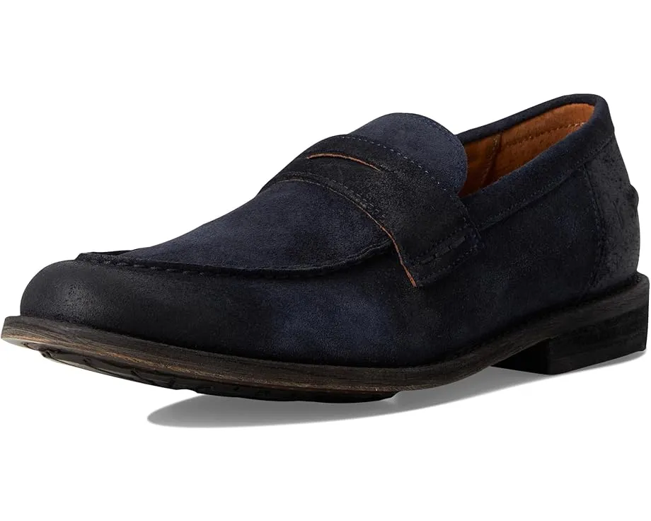 Мокасины Tyler Flex Penny из премиальной кожи с круглым носком и квадратным каблуком