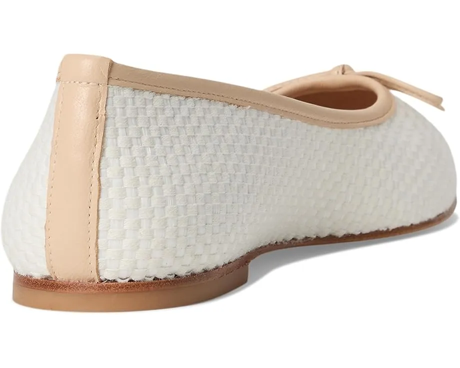 Балетки French Sole Marge из конопляного полотна с бантом и стелькой EVA