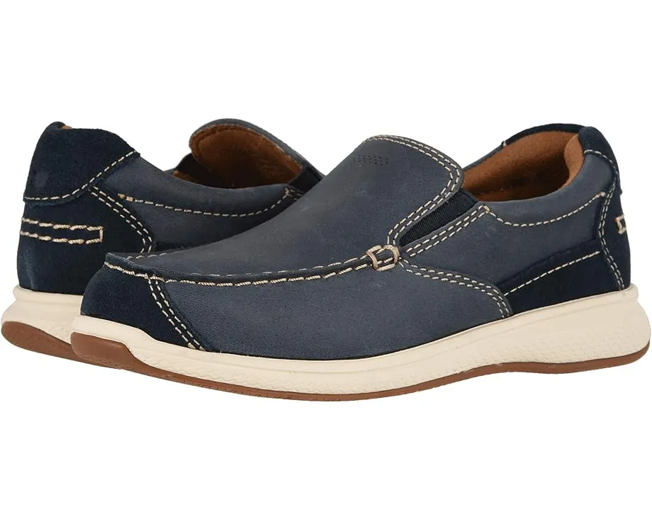 Florsheim Kids Great Lakes Moc Slip, Jr. с контрастной строчкой и памятью формы