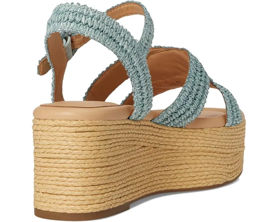 Женские босоножки Marc Fisher LTD Payley на высоком каблуке-танкетке с квадратным носком