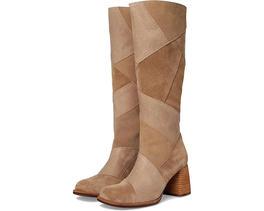 Высокие сапоги Kork-Ease Asbee в стиле пэчворк из итальянской кожи