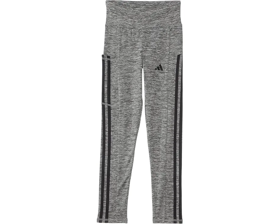 Детские леггинсы Adidas 3 Stripe Melange с карманом для телефона