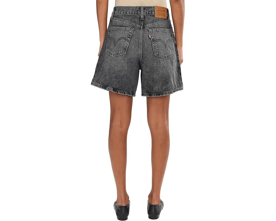 Шорты Levi's High Baggy Short свободного кроя с высокой посадкой и пятью карманами