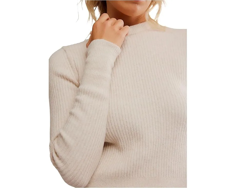 Свитшот Free People Even After с круглой горловиной и длинными рукавами