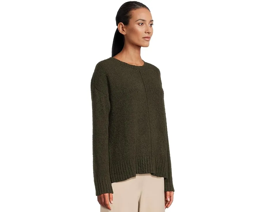 Eileen Fisher пуловер из органического хлопка с объемной текстурой и круглой горловиной