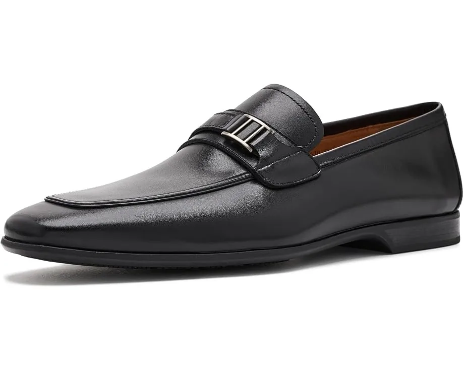 Черные лоферы Magnanni Tazz Side Bit с металлической вставкой