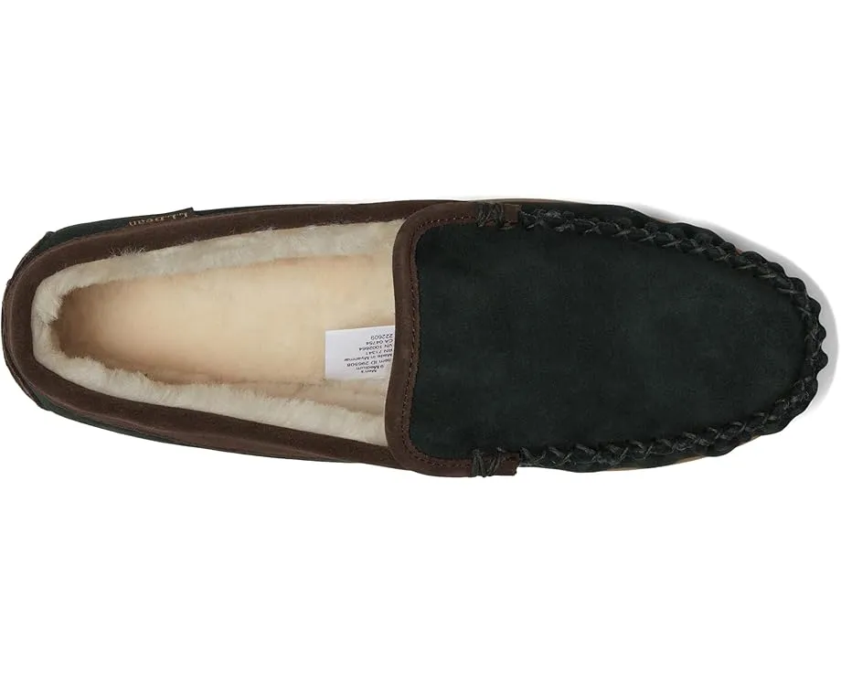 Домашние тапочки L.L.Bean Wicked Good Venetian из замши с меховой подкладкой